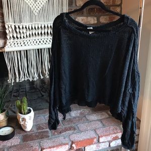 Free People Crop Sweater